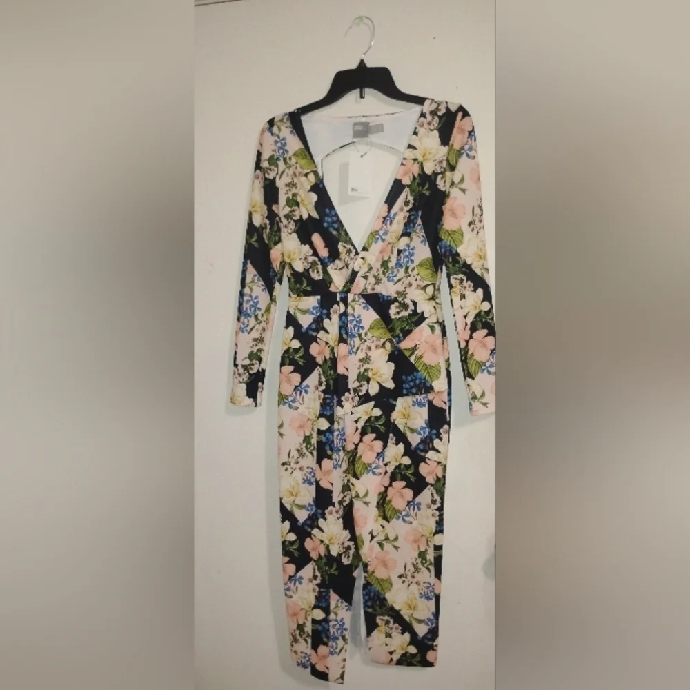 ASOS Sexy Open Back Midi Dress Size 6 - Picture 2 of 16